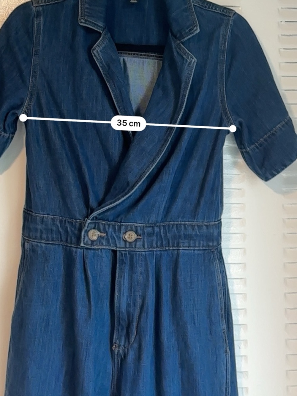 Joe Fresh Denim Jumpsuit – Size 0 | Chic Wide Leg One Piece - Picture 10 of 14